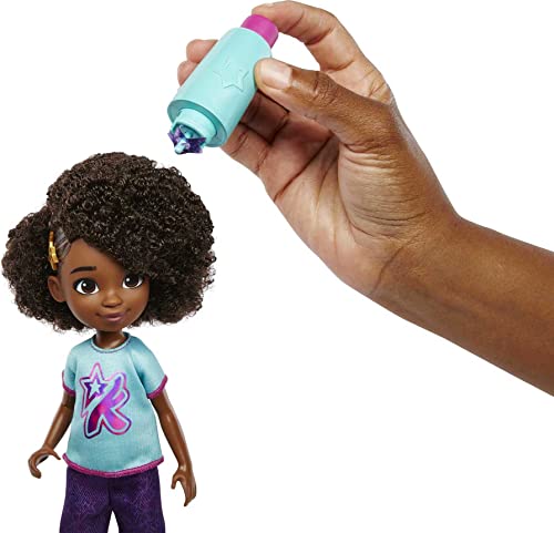 Mattel Karma??s World Doll with Microphone Hair Styling Tool & Accessories, 75+ Pieces, Shine ‘N Style Mattel Karma Playset - Image 3