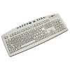 Keys U See Large Print Keyboard Ivory W Blk Print