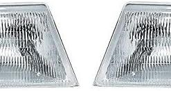 98 99 00 Ford Ranger Headlamp Headlight Pair Set Driver and Passenger