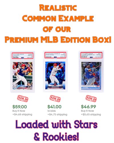 Three Graded Baseball Cards Gift Box: MLB Edition ??Three Premium PSA/BGS Graded 10, 9.5 or 9 Cards ??Potential Rookie Autographs & Numbered RC Refractors??Gift for Baseball Fans??by Slabs of Heat - Image 2