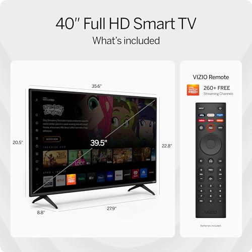 VIZIO 24-inch D-Series Full HD 1080p Smart TV with Apple AirPlay and Chromecast Built-in, Alexa Compatibility, D24f-J09, 2022 Model - Image 6